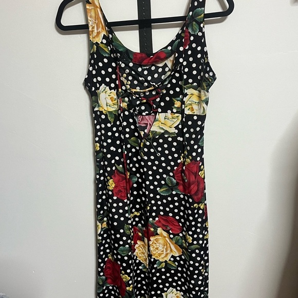 XOXO In America And Abroad Floral/Polkadot Dress Sz 11/12 - Picture 5 of 8